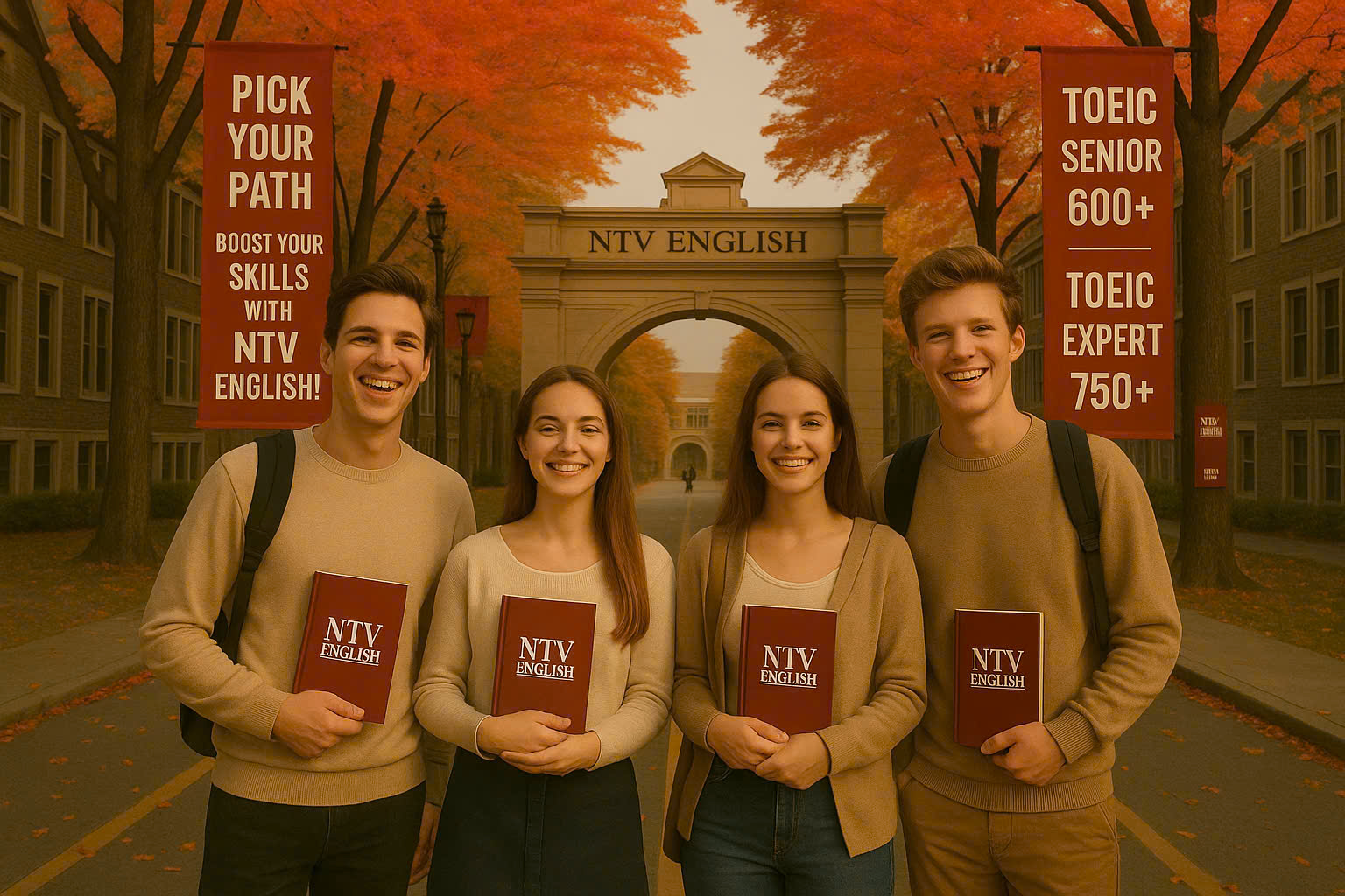 Lớp học tại NTV English